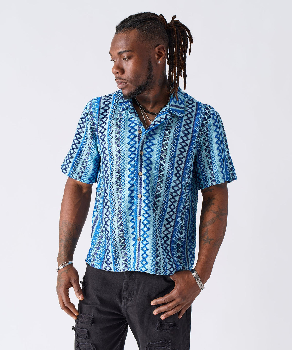 Jacquard Polo Shirt | Reason Clothing Essential