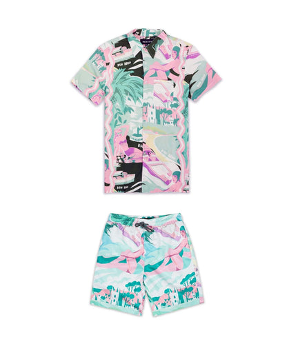 Sail Shirt Shorts Set | Reason Clothing Discount