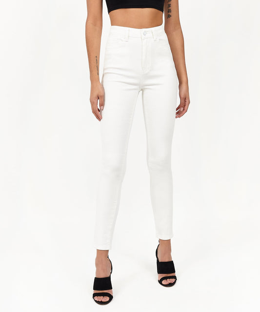 Womens Chloe White Slim Jeans | Reason Clothing Hot Sale