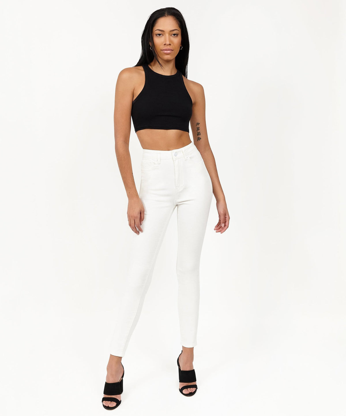 Womens Chloe White Slim Jeans | Reason Clothing Hot Sale
