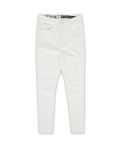 Womens Chloe White Slim Jeans | Reason Clothing Hot Sale