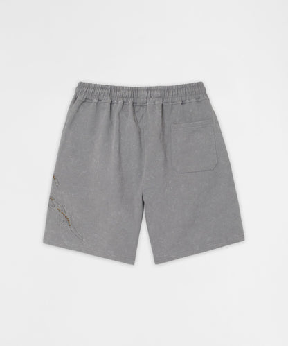 Plus Size Legends Acid Washed Short - Grey | Reason Clothing Trending