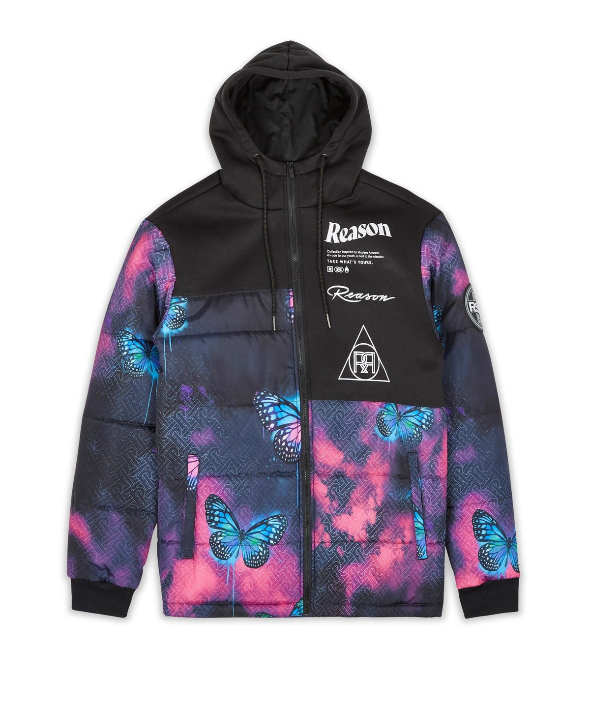 Butterfly Hybrid Logo Jacket With Hoodie | Reason Clothing Sale