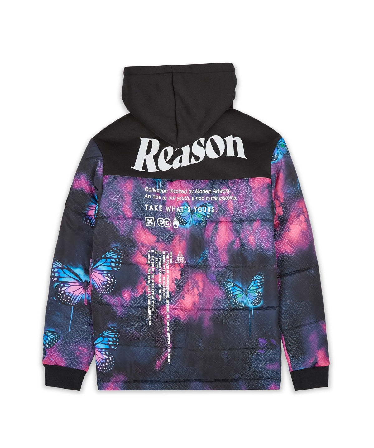 Butterfly Hybrid Logo Jacket With Hoodie | Reason Clothing Sale