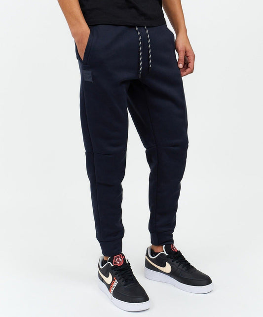 Jeff Slim Fit Navy Jogger With Side Zip Pocket | Reason Clothing Everyday