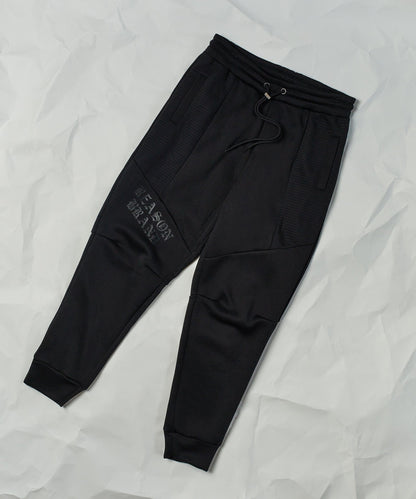 Justin Moto Cuffed Slim Fit Black Jogger | Reason Clothing Popular