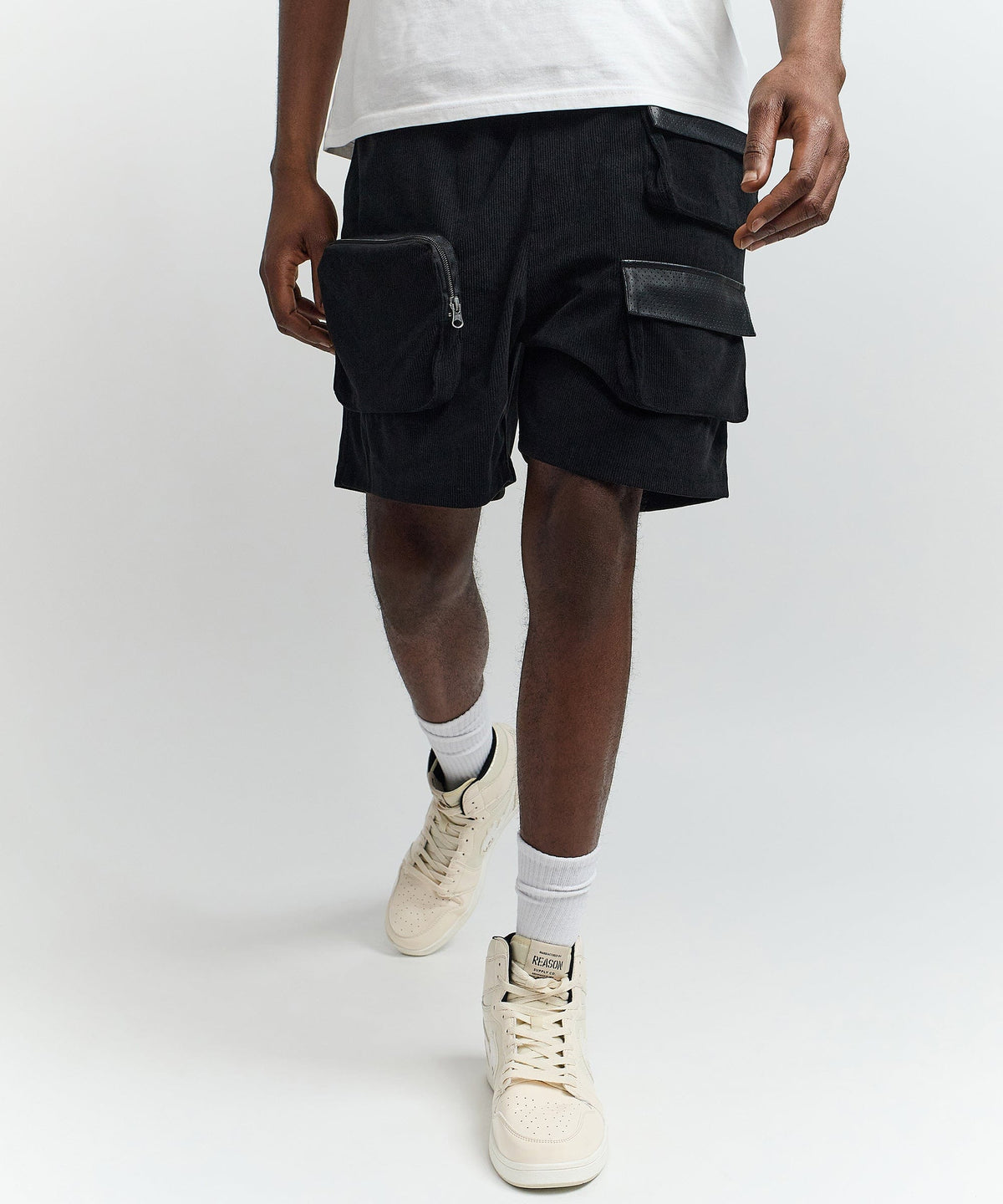 Utility Shorts - Black | Reason Clothing Best Price