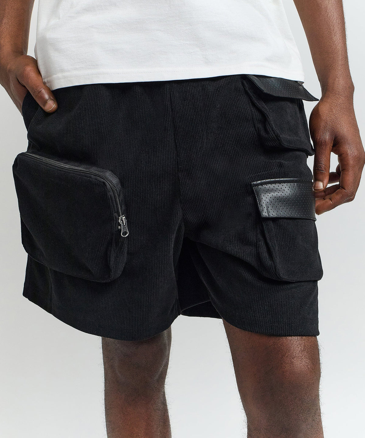 Utility Shorts - Black | Reason Clothing Best Price