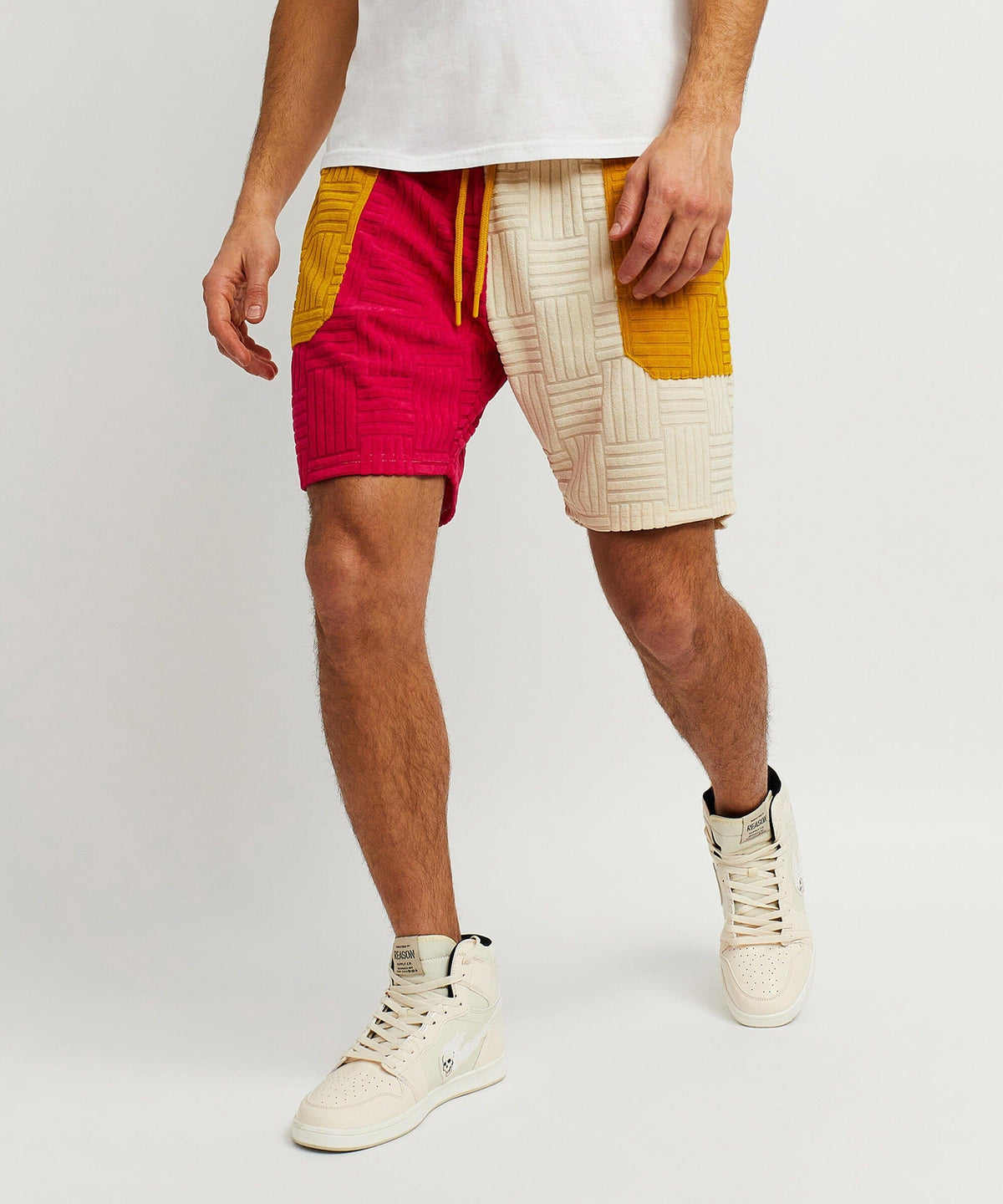 Waffle Split Short | Reason Clothing Hot Sale