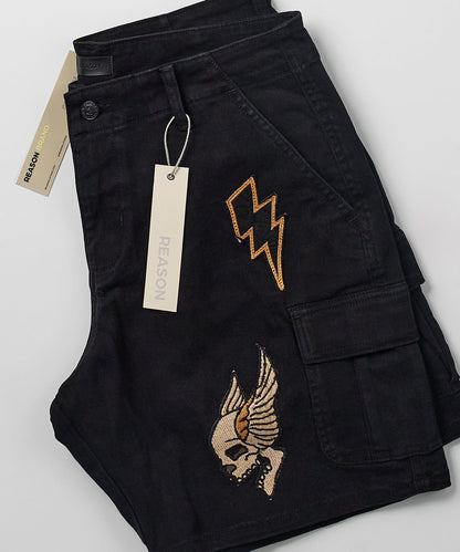 Havoc Patches Cargo Short | Reason Clothing Best Price