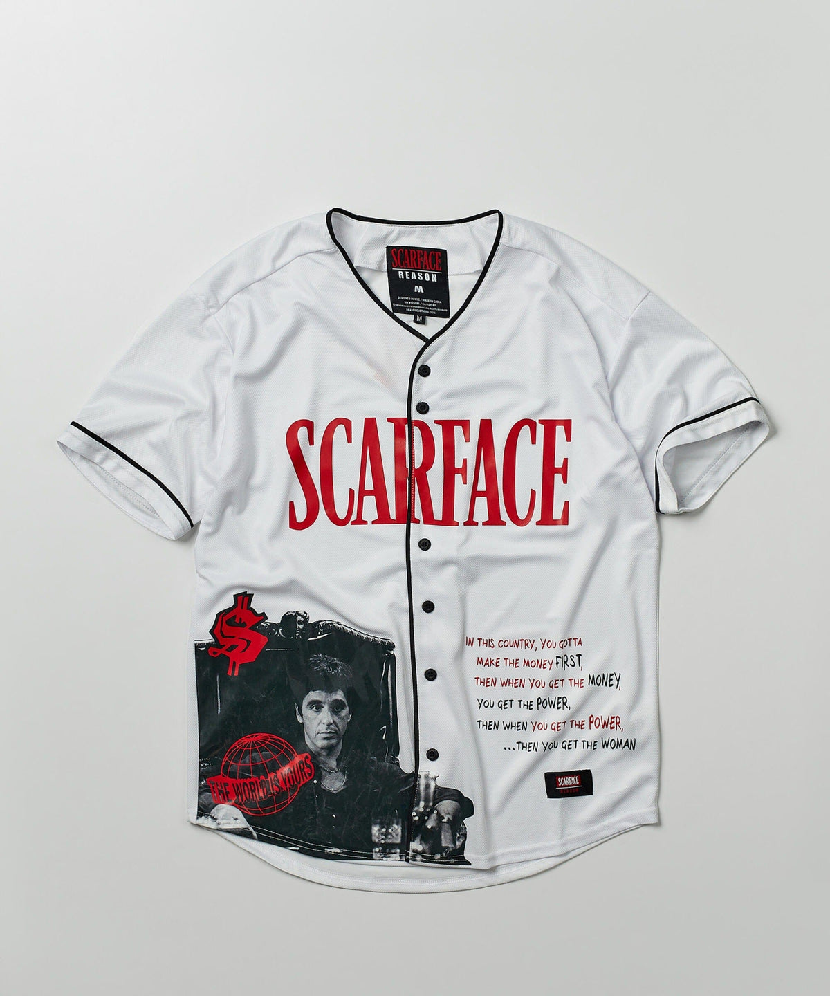 Scarface Baseball Jersey | Reason Clothing Popular