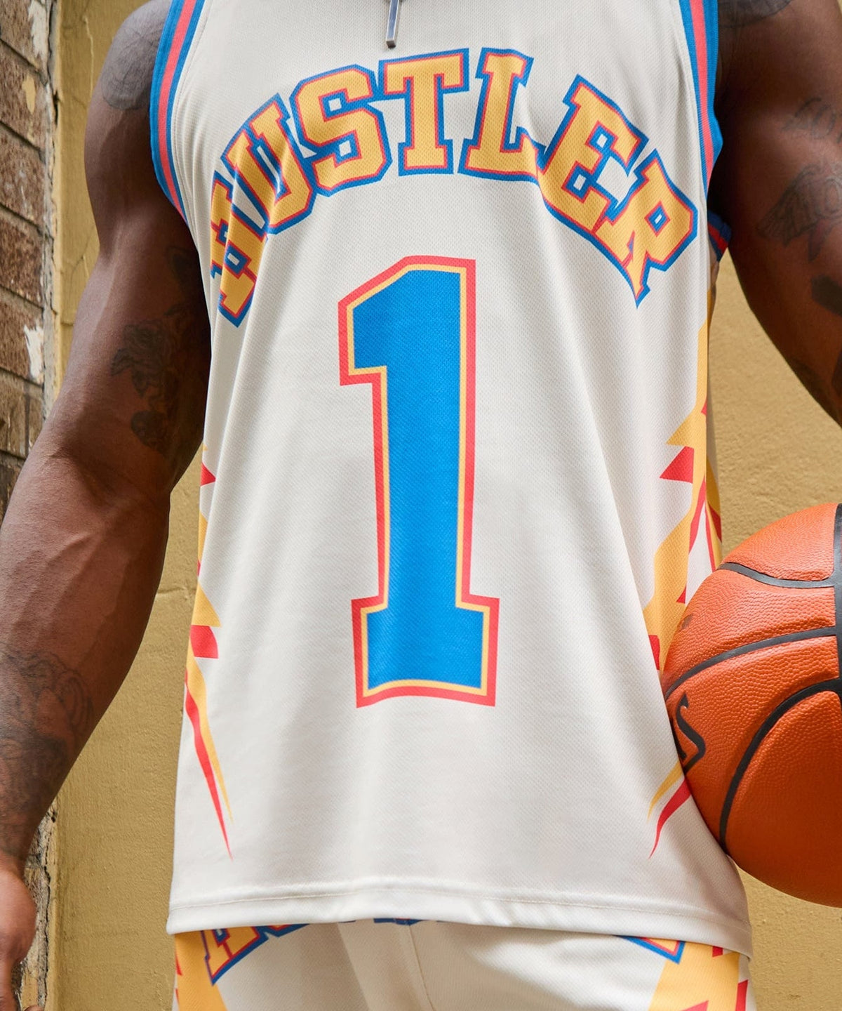 Hustler Basketball Jersey - Khaki | Reason Clothing Classic