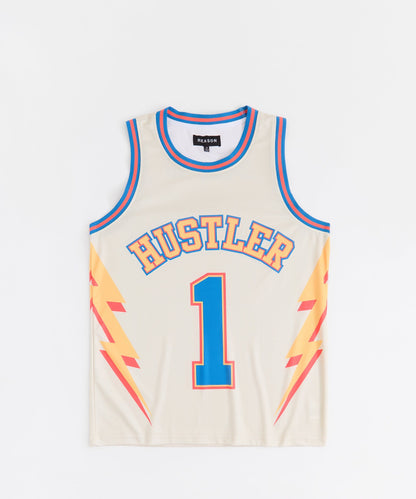 Hustler Basketball Jersey - Khaki | Reason Clothing Classic