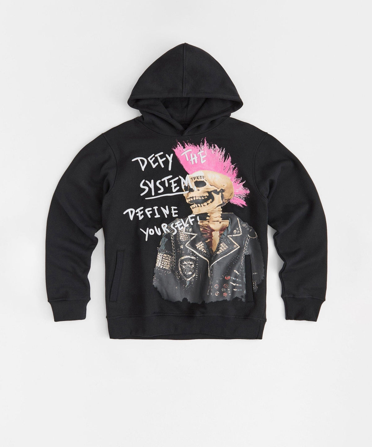 Define Embroidered Hoodie - Black | Reason Clothing Popular