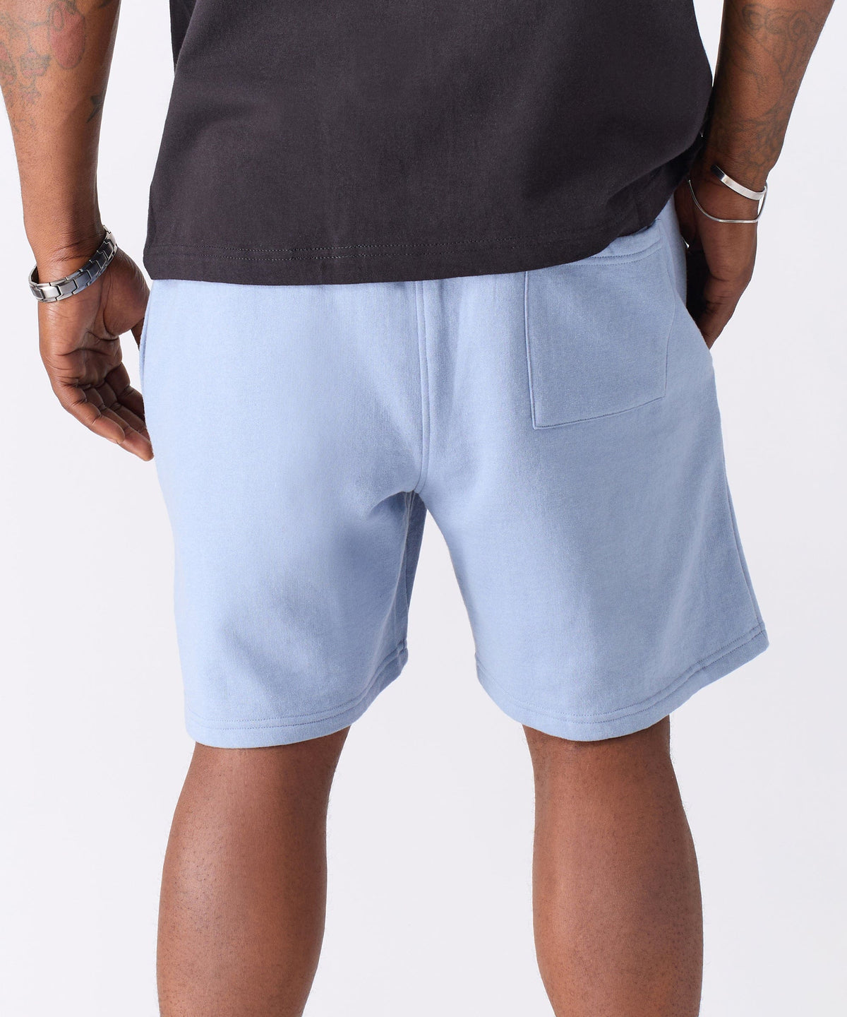 Scarface Applique Fleece Short - Light Blue | Reason Clothing Sale