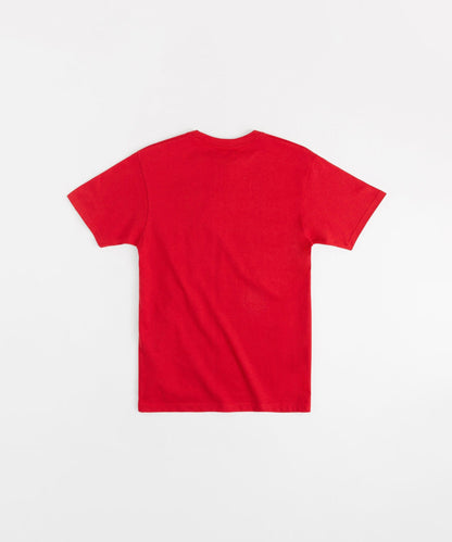 Cub Chenille Patched Short Sleeve Tee - Red | Reason Clothing Latest