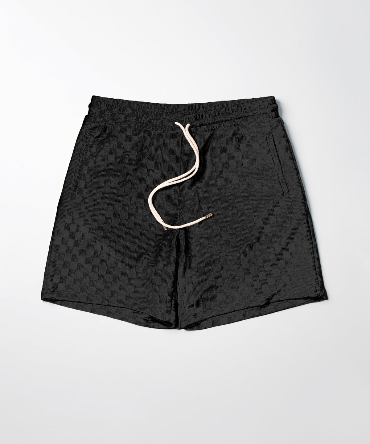 Jacquard Knit Shorts - Black | Reason Clothing Popular