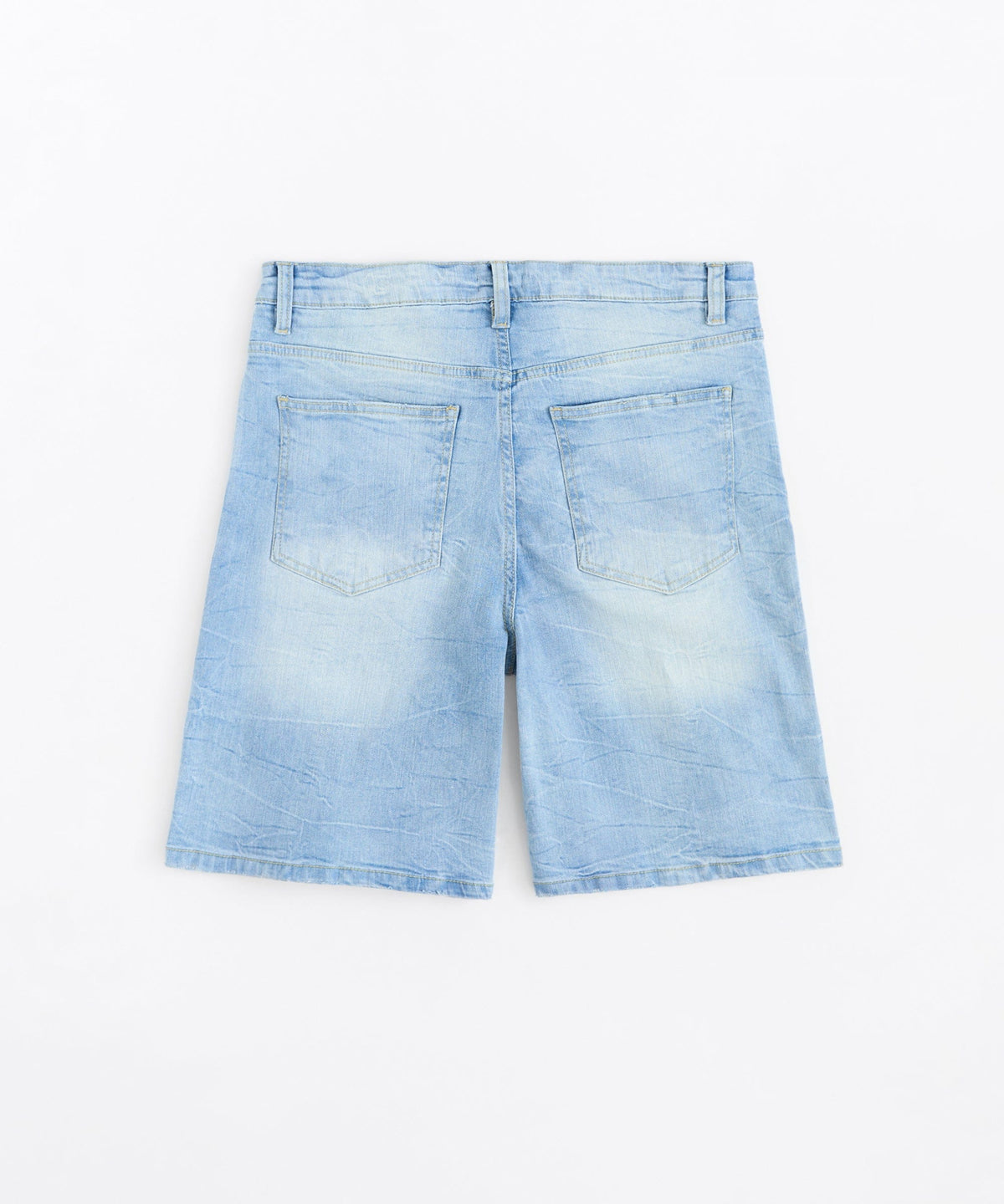Dunes Rip and Repaired Denim Shorts - Medium Blue | Reason Clothing Signature