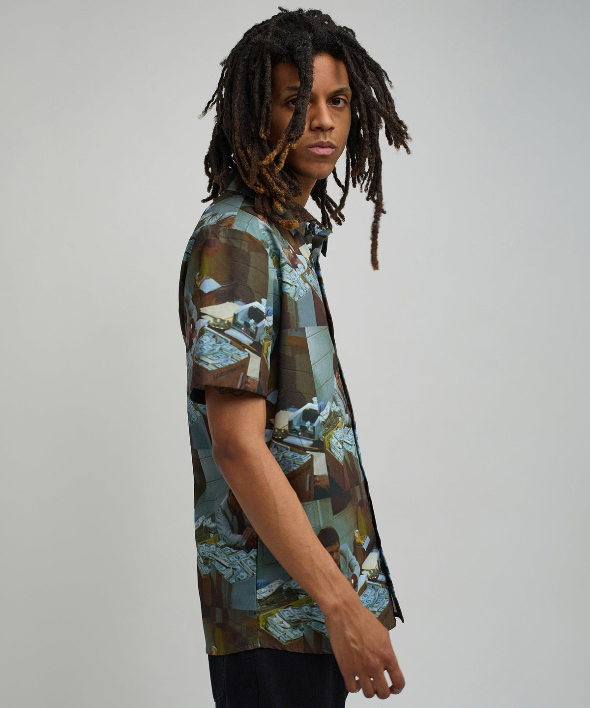 Scarface Money Woven Shirt | Reason Clothing Great Value