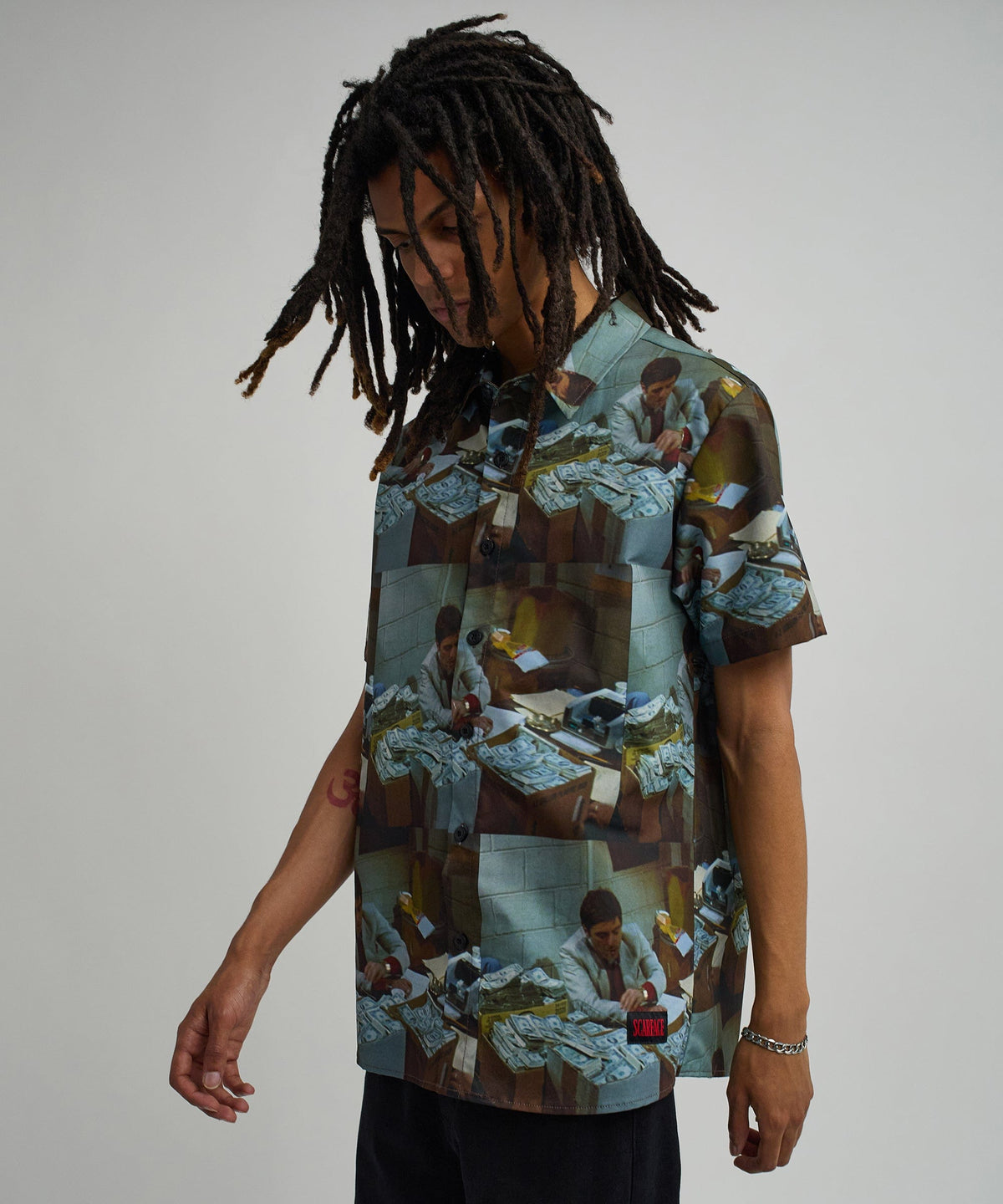Scarface Money Woven Shirt | Reason Clothing Great Value