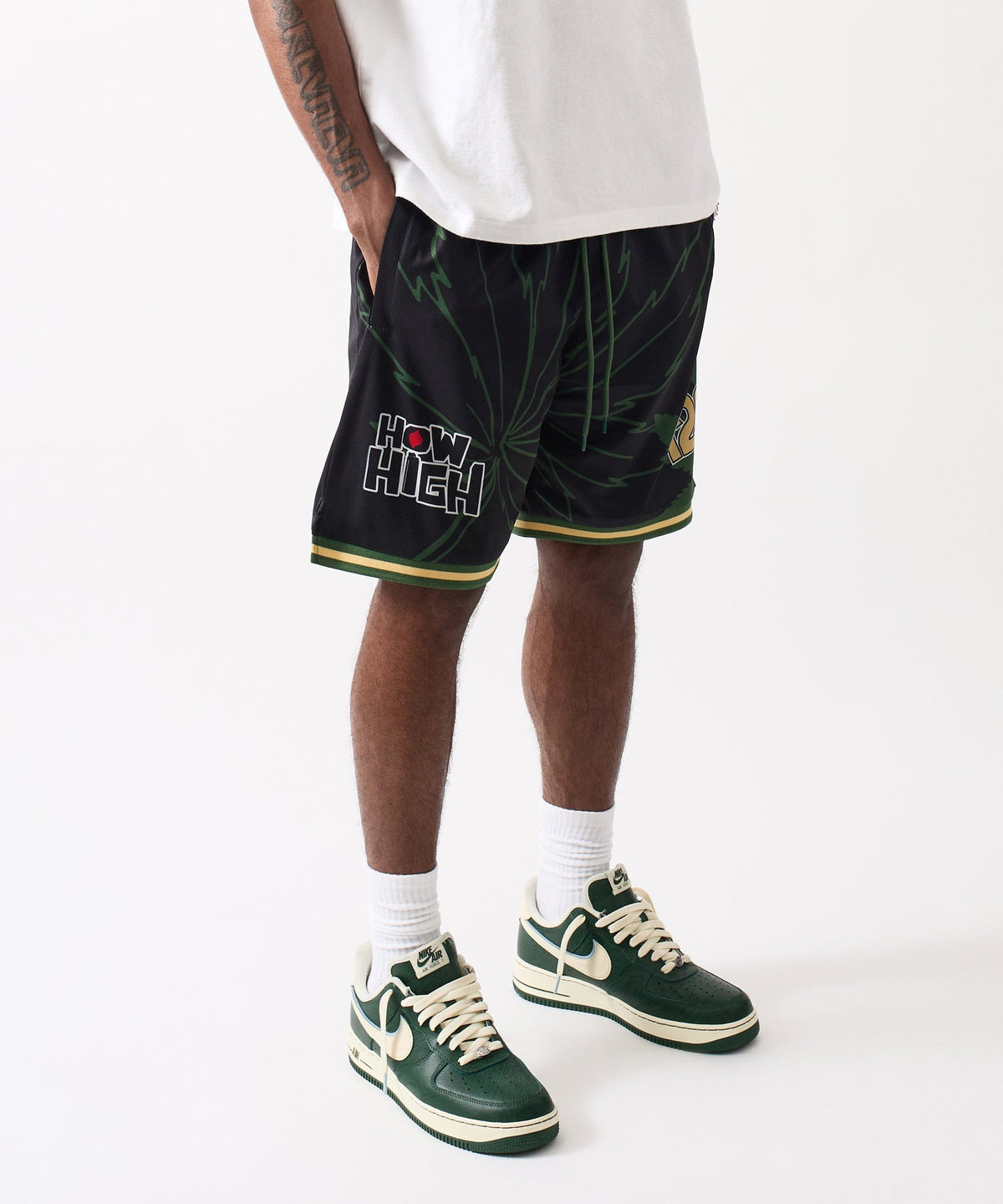 How High Basketball Short - Black | Reason Clothing Latest