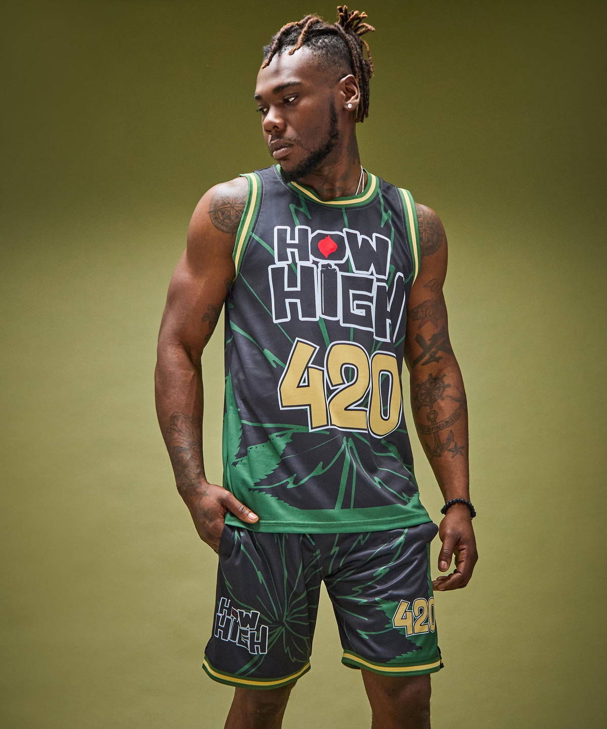 How High Basketball Short - Black | Reason Clothing Latest