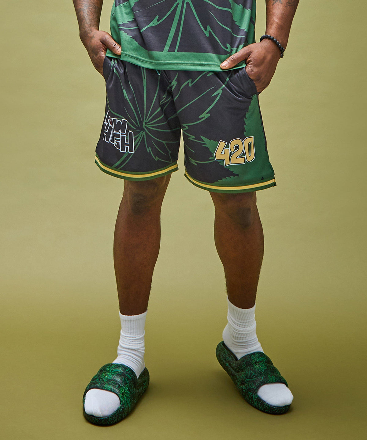 How High Basketball Short - Black | Reason Clothing Latest