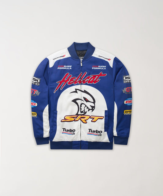 Dodge Hellcat Racing Full Zip Jacket - Blue | Reason Clothing Best Price