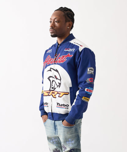 Dodge Hellcat Racing Full Zip Jacket - Blue | Reason Clothing Best Price
