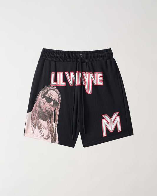 Lil Wayne Fleece Short - Black | Reason Clothing Best Price