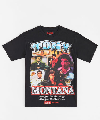 Plus Size Scarface Who To Trust Short Sleeve Tee - Black | Reason Clothing Trusted