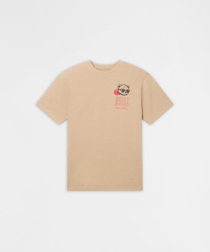 One Of A Kind Rhinestones Short Sleeve Tee - Khaki | Reason Clothing Featured