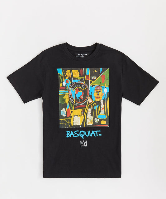 Basquiat Two Sided Coin Tee - Black | Reason Clothing Classic