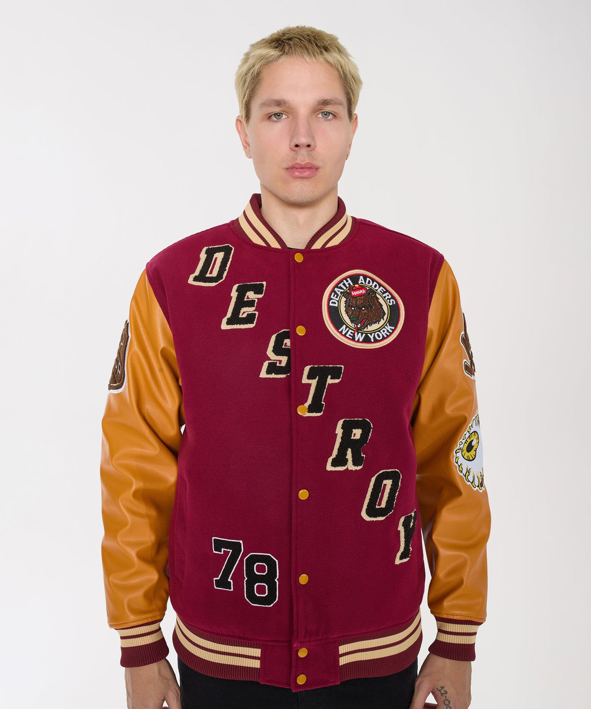 Destroy Varsity Jacket | Reason Clothing Everyday