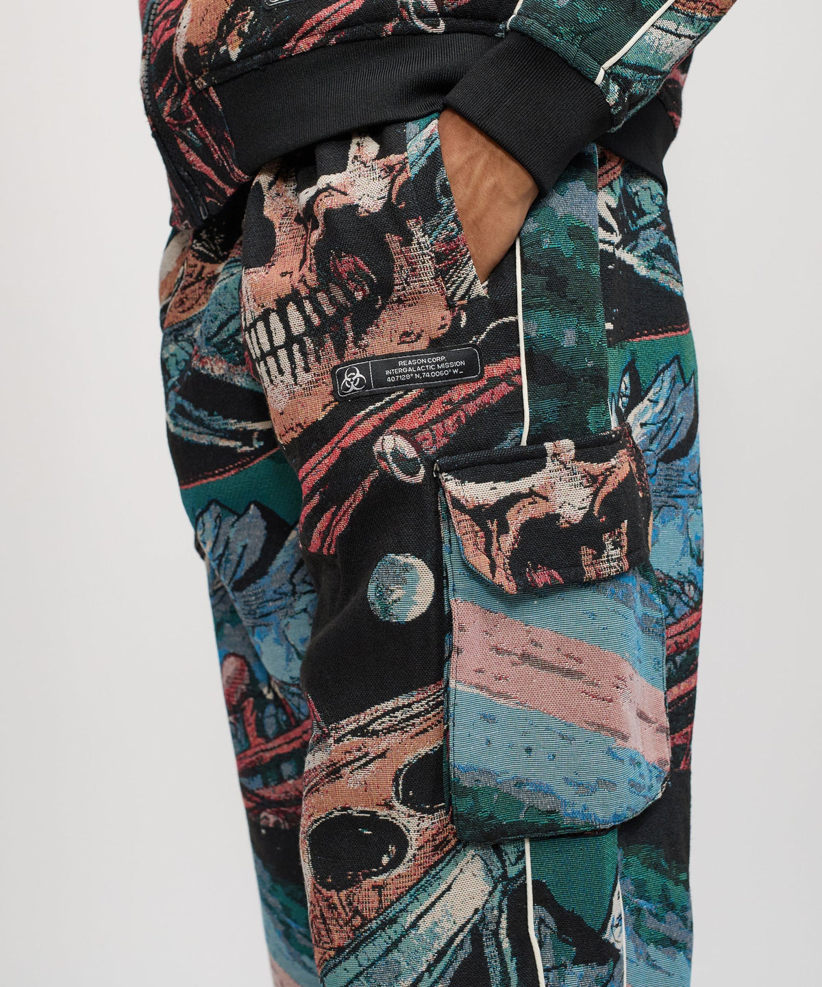 Warrior Tapestry Flare Pant | Reason Clothing Essential
