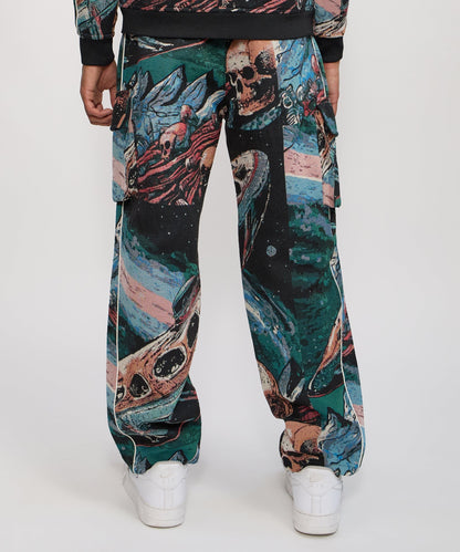 Warrior Tapestry Flare Pant | Reason Clothing Essential