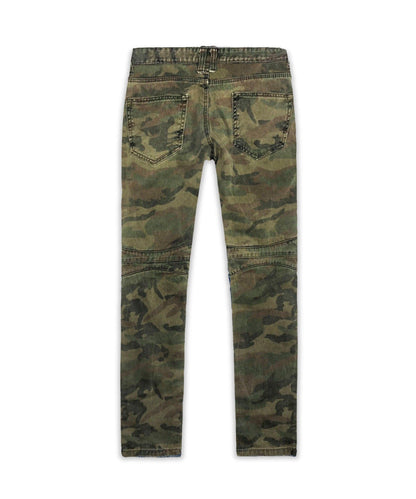 Distressed Camo Denim Pant | Reason Clothing Smart Buy