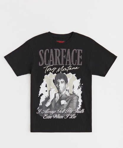 Scarface Tony Rhinestones Tee - Black | Reason Clothing Trending