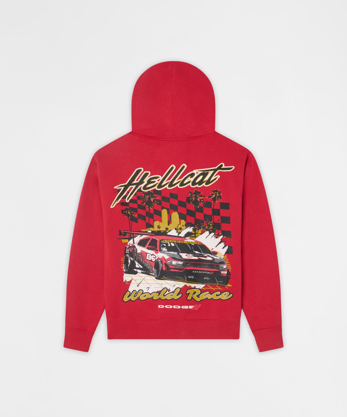 Hellcat Full Zip Hoodie - Red | Reason Clothing Smart Buy