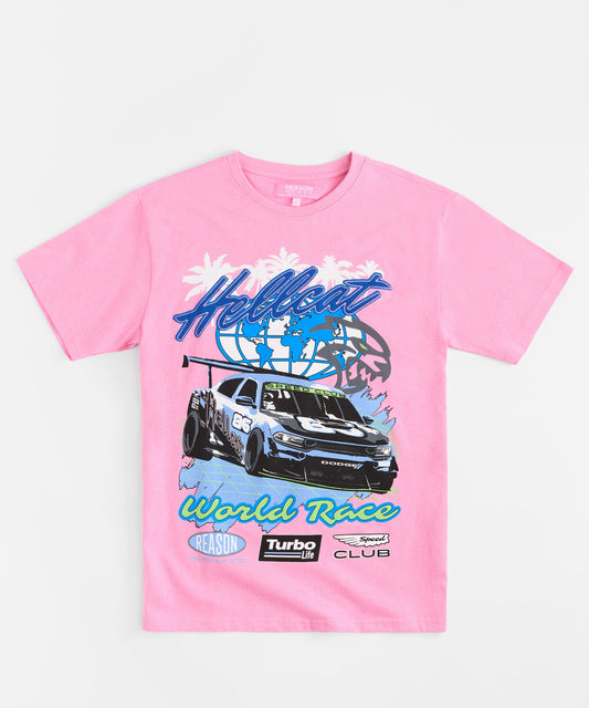 Hellcat Racing Box Tee - Light Purple | Reason Clothing Premium