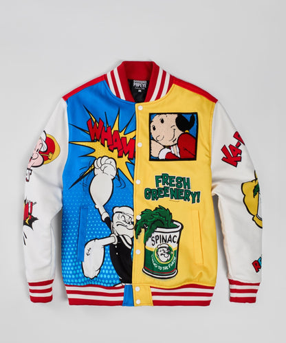 Popeye Primary Bomber Jacket | Reason Clothing Great Value