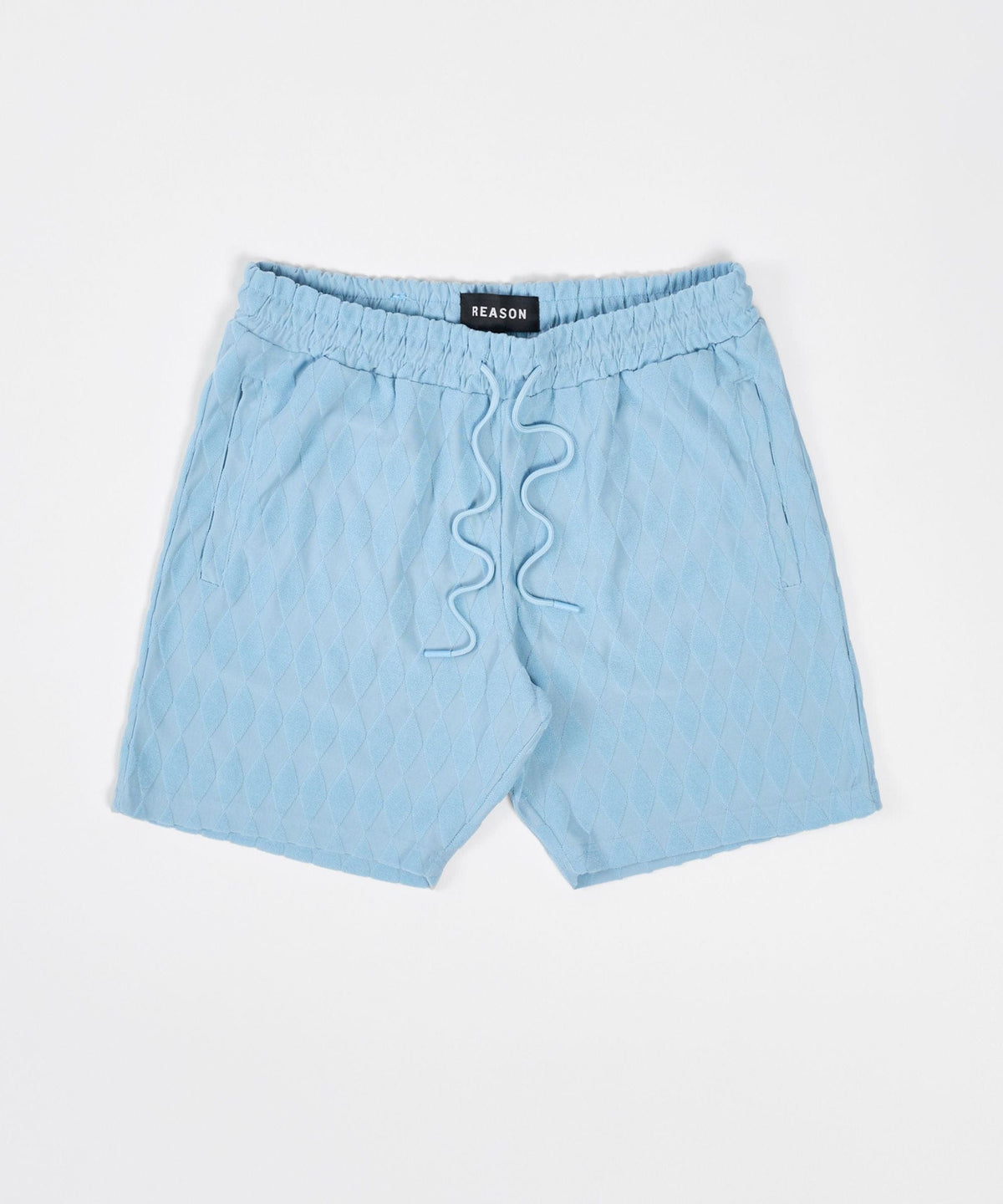 Diamond Plate Towel Short - Light Blue | Reason Clothing Hot Sale