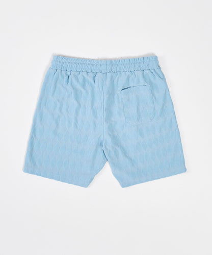 Diamond Plate Towel Short - Light Blue | Reason Clothing Hot Sale