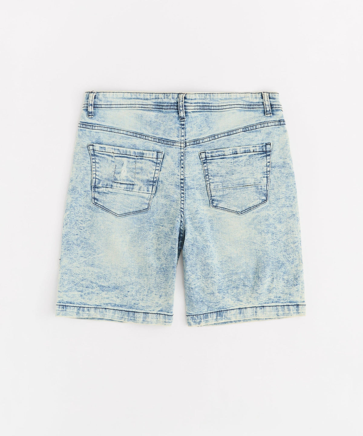 Destroyed Denim Shorts - Dark Blue | Reason Clothing Quality