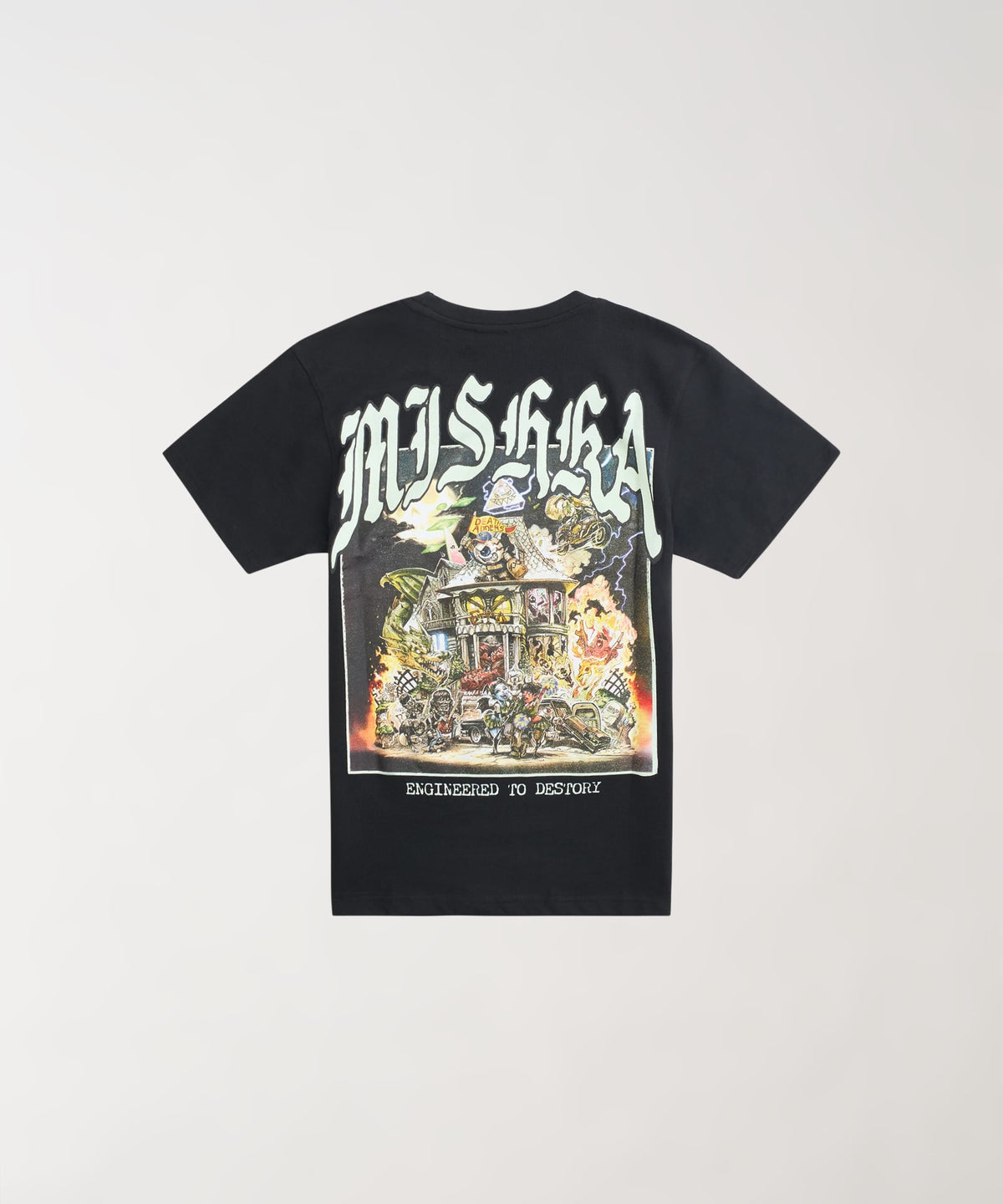 Mishka Haunted Short Sleeve Tee - Black | Reason Clothing Everyday