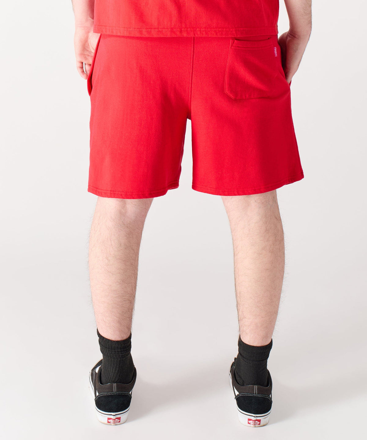 Mishka Old English Fleece Shorts - Red | Reason Clothing Great Value