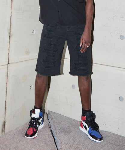 Destroyed Denim Shorts | Reason Clothing Exclusive