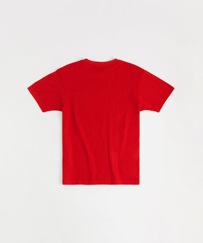 Teddy Embroidered Tee - Red | Reason Clothing Essential