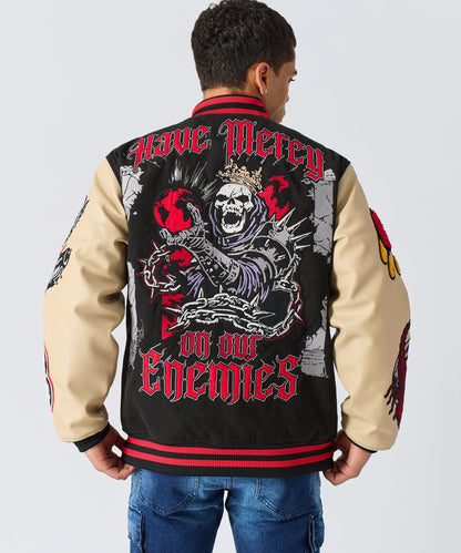 Mercy Varsity Jacket Pu | Reason Clothing Best Seller