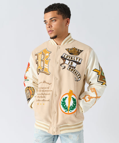 Loyalty Varsity Jacket Pu | Reason Clothing Popular